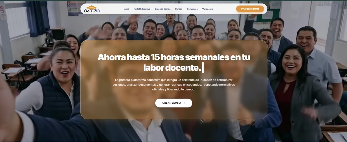 Avanzia Latam — captura 1
