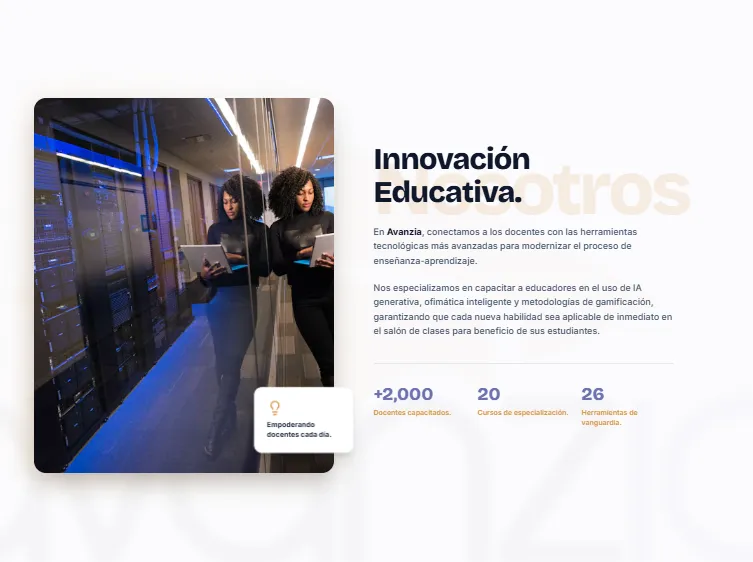 Avanzia Latam — captura 5