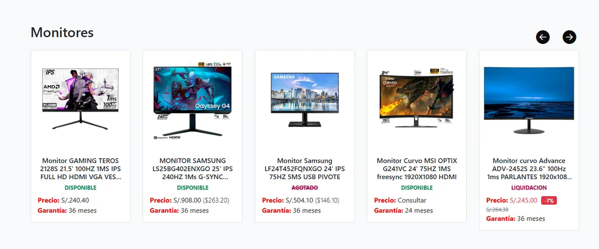 Unik Store Peru — captura 2